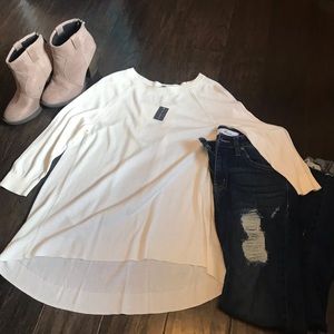 The Limited White Sweater